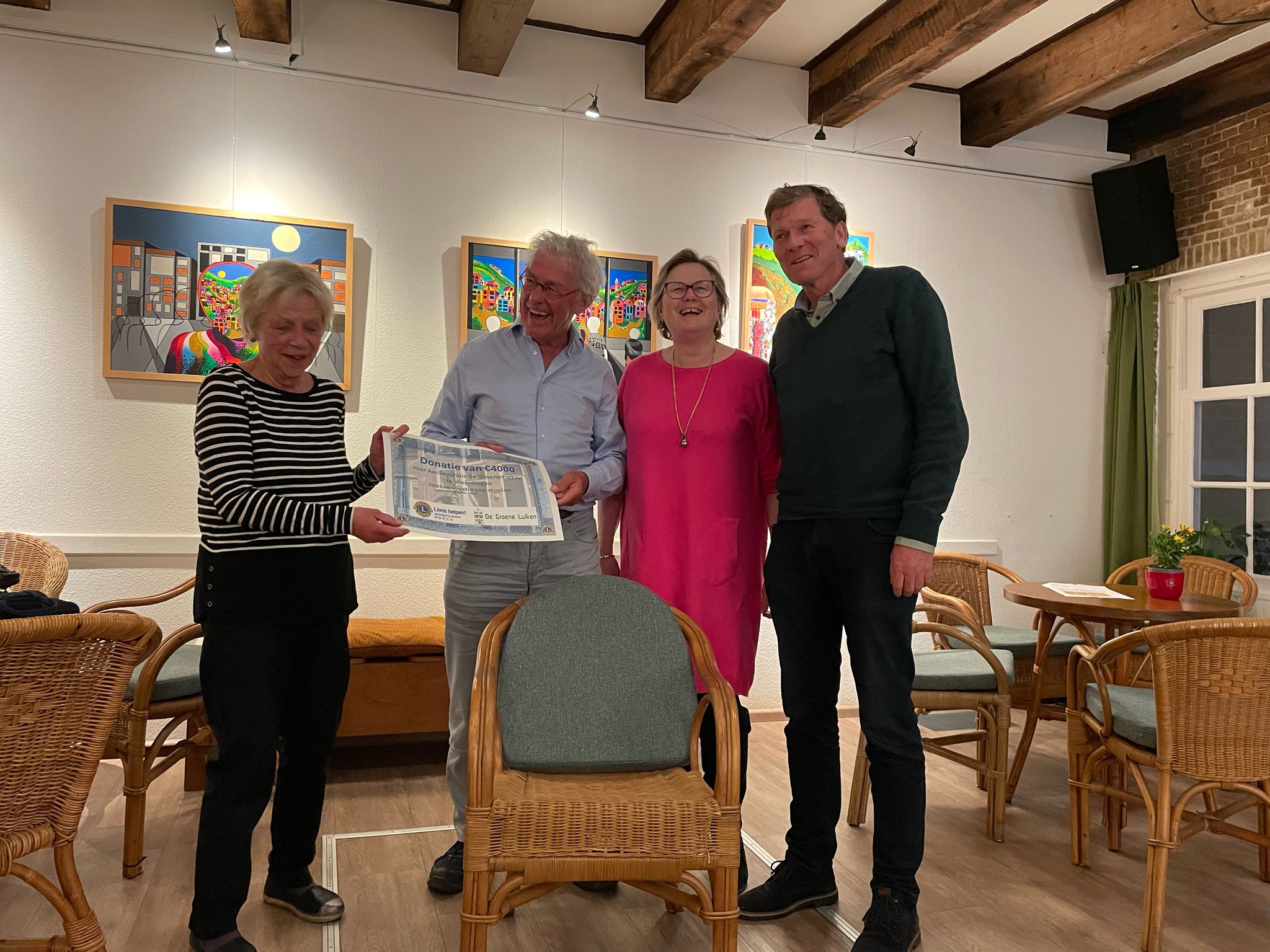 Groot cadeau van de Lions