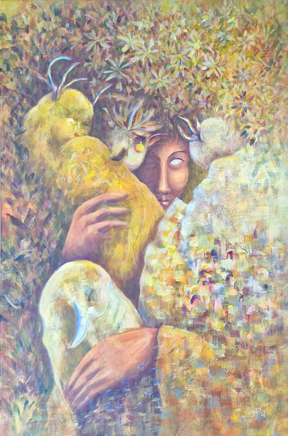 Intuïtief kunstschilder Joyce van Paassen